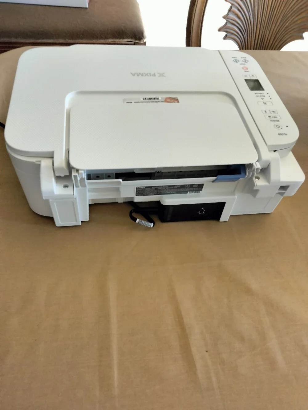 New Canon PIXMA TS3720 White All-in-One Wireless Printer